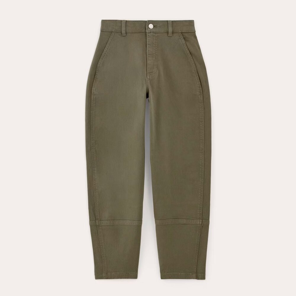 Everlane Utility Barrel Pant - Kalamata - size 8